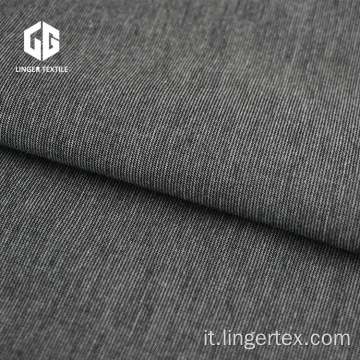 Tessuto Roma spandex poliestere rayon grigio melange